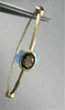 ANTIQUE HAMMER LOOK 9MM 2.7CT SMOKY TOPAZ 14KT YELLOW GOLD BANGLE ONE OF A KIND