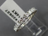 ESTATE 2.50CT PRINCESS DIAMOND 14KT WHITE GOLD SHARED PRONG ETERNITY RING #20627