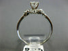 ANTIQUE .68CT DIAMOND 14KT WHITE GOLD 3D WOVEN SOLITAIRE ENGAGEMENT RING #21016