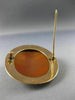 ANTIQUE LARGE 14KT ROSE GOLD CLASSIC SHELL LADY CAMEO FILIGREE BROOCH PIN #21879