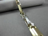 ESTATE LARGE & LONG 14KT 2TONE GOLD SOLID FANCY LINK ITALIAN MEN BRACELET #22867