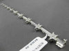 ESTATE WIDE 1.25CT DIAMOND 14KT WHITE GOLD STAR FILIGREE BRACELET BEAUTIFUL!!