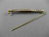 ANTIQUE .30CT AAA AMETHYST 14K 2 TONE GOLD HANDCRAFTED FILIGREE PIN BROOCH 26093