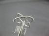 ESTATE WIDE .21CT DIAMOND 18KT WHITE GOLD 3D X LOVE INFINITY FUN RING