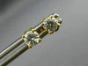 ESTATE .47CT ROUND DIAMOND 14KT YELLOW GOLD CLASSIC 4 PRONG STUD EARRINGS #7838