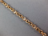 LONG 4.15CT DIAMOND & AAA MORGANITE 14K ROSE GOLD 3D OVAL X LOVE TENNIS BRACELET
