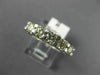 ESTATE 1.93CT DIAMOND 18K WHITE GOLD 3D FIVE STONE DOUBLE SIDED ANNIVERSARY RING