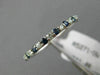 .41CT DIAMOND & AAA SAPPHIRE 14KT WHITE GOLD 3D SEMI ETERNITY ANNIVERSARY RING
