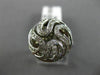 ESTATE .34CT DIAMOND 14KT WHITE GOLD MULTI WAVE CIRCULAR OPEN FILIGREE FUN RING