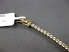 ESTATE 3.06CT DIAMOND 14KT YELLOW GOLD 3D 2.5MM CLASSIC TENNIS BRACELET