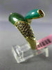 LARGE .60CT WHITE & CHOCOLATE FANCY DIAMOND & CHALCEDONY 14K YELLOW GOLD 3D RING