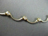 ESTATE .80CT DIAMOND 14KT W&Y GOLD SEMI CIRCLE FLOATING NECKLACE AMAZING #1689