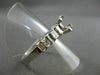 ESTATE 1.05CT DIAMOND 14KT WHITE GOLD PYRAMID SEMI MOUNT ENGAGEMENT RING #22419