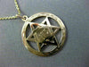ESTATE 14K YELLOW GOLD 3D HANDCRAFTED STAR OF DAVID ZION FILIGREE PENDANT #26157