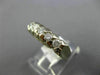 ESTATE .50CT DIAMOND 14KT WHITE GOLD 5 STONE SEMI BEZEL WEDDING ANNIVERSARY RING