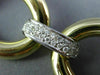 ESTATE WIDE LONG 1.50CT DIAMOND 14K WHITE & YELLOW GOLD 3D CLASSIC OVAL BRACELET
