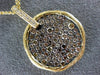ESTATE 1.54CT MULTI COLOR FANCY DIAMOND 14KT YELLOW GOLD 3D BY THE YARD PENDANT