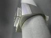 ESTATE MASSIVE 2.36CT DIAMOND 14KT WHITE GOLD 3D SQUARE INVISIBLE MENS RING