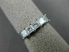 ESTATE 1.04CT PRINCESS DIAMOND 14KT WHITE GOLD FIVE STONE ANNIVERSARY RING #1625
