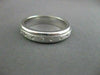 ESTATE WIDE .40CT DIAMOND 14K WHITE GOLD ROTATING ETOILE ANNIVERSARY RING #14350