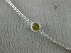 ESTATE 3.65CT FANCY YELLOW DIAMOND 18K WHITE GOLD BY THE YARD 14 STONE NECKLACE