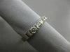 ESTATE .73CT DIAMOND 14KT WHITE GOLD 7 STONE CLASSIC SEMI ETERNITY WEDDING RING