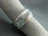 ESTATE 1.26CT DIAMOND 5 STONE PLATINUM CHANNEL MENS ANNIVERSARY RING F/VS #18705