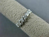 ESTATE .29CT DIAMOND 14KT WHITE GOLD CLASSIC SIX STONE ANNIVERSARY RING #20169
