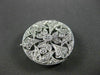 ANTIQUE .31CT DIAMOND 18KT WHITE GOLD ROUND FILIGREE PEARL LOCK AMAZING!! #11716