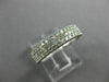.50CT DIAMOND 14KT WHITE GOLD MULTI ROW FILIGREE SEMI ETERNITY ANNIVERSARY RING
