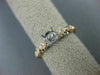 ESTATE .20CT DIAMOND 14KT WHITE & ROSE GOLD OPEN FILIGREE FLOWER ENGAGEMENT RING