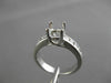 ESTATE .55CT DIAMOND 14KT WHITE GOLD LUCIDA SEMI MOUNT ENGAGEMENT RING #18223