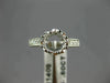 ANTIQUE .60CT DIAMOND 14KT WHITE GOLD FILIGREE SEMI MOUNT ENGAGEMENT RING #14833