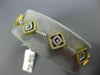 ESTATE WIDE 1.80CT DIAMOND 18KT 2 TONE GOLD 3D MULTI SHAPE BY THE YARD BRACELET