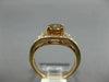 1.63CT WHITE & CHOCOLATE FANCY DIAMOND 14K ROSE GOLD 3D FILIGREE ENGAGEMENT RING