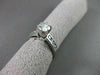 ESTATE 1.24CT DIAMOND 14KT WHITE GOLD SOLITAIRE CHANNEL SET ENGAGEMENT RING 1547