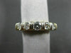 ESTATE WIDE .85CT DIAMOND 18KT TWO TONE GOLD FIVE STONE ANNIVERSARY RING #1366