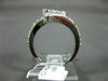 ESTATE 1.0CT ROUND DIAMOND 14KT WHITE GOLD 3D TWO STONE CRISS CROSS LOVE RING