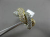 ESTATE 2.06CT ROUND DIAMOND 18KT WHITE & YELLOW GOLD 3D LOVE KNOT INFINITY RING