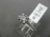 ESTATE .92CT DIAMOND 14KT WHITE GOLD 3D LUCIDA ROUND SOLITAIRE ENGAGEMENT RING
