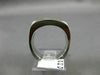 ESTATE WIDE .22CT DIAMOND 14KT WHITE & YELLOW GOLD CLASSIC FIVE STONE MENS RING