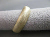 ESTATE 14K YELLOW GOLD MATTE FINISH MENS WEDDING BAND RING 6MM WIDE 12.25 #21060