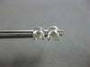 ESTATE .70CT DIAMOND 14K WHITE GOLD CLASSIC ROUND SOLITAIRE STUD EARRINGS #28174