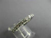 ESTATE 1.25CT ROUND DIAMOND 14KT WHITE GOLD 3D ETERNITY WEDDING ANNIVERSARY RING