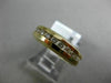 ESTATE 1.25CT DIAMOND 14KT YELLOW GOLD CHANNEL ETERNITY WEDDING ANNIVERSARY RING