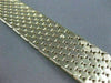 ANTIQUE WIDE & LONG 14KT WHITE YELLOW & ROSE GOLD HAND CRAFTED BRACELET #22190