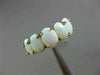 ESTATE WIDE AAA OPAL 14KT YELLOW GOLD 3D 5 STONE CLASSIC OVAL SEMI ETERNITY RING