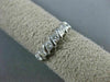 ESTATE .29CT DIAMOND 14KT WHITE GOLD CLASSIC SIX STONE ANNIVERSARY RING #20169