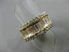 ESTATE 1.80CT ROUND & BAGUETTE DIAMOND 14KT YELLOW GOLD ANNIVERSARY RING #20382