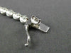 ANTIQUE 2.26CT ROUND DIAMOND 18KT WHITE GOLD 3D CIRCULAR TENNIS BRACELET #14542